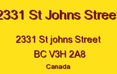 2331 St Johns Street 2331 ST JOHNS V3H 2A8
